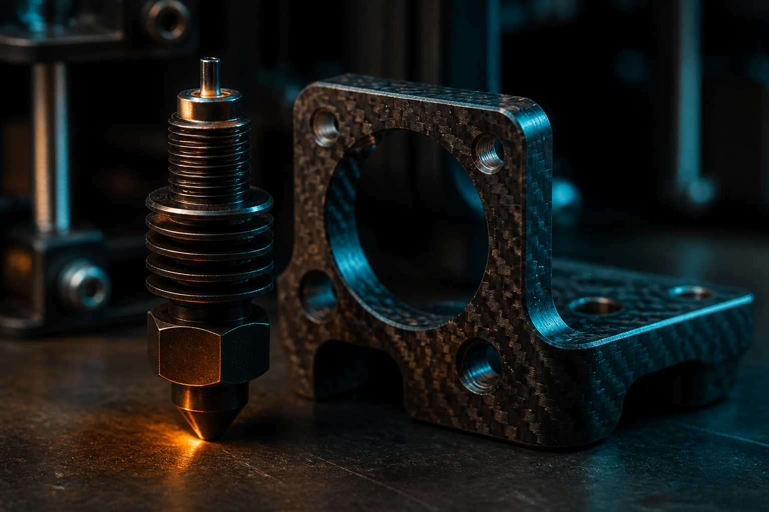 Illustrative Darstellung als Platzhalter für P1-Serie Hotend – 0,6 mm gehärtet
